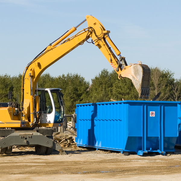 are there any restrictions on where a residential dumpster can be placed in Waukomis Oklahoma